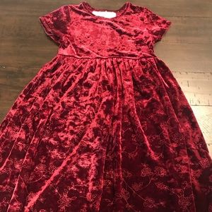 🎄Girls 6x Red Velvet dress🎄